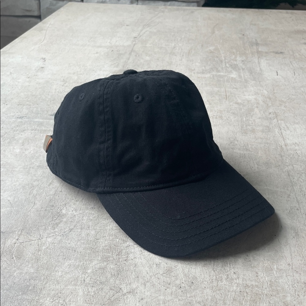 Classic Black Cotton Baseball Cap - Women Accessories